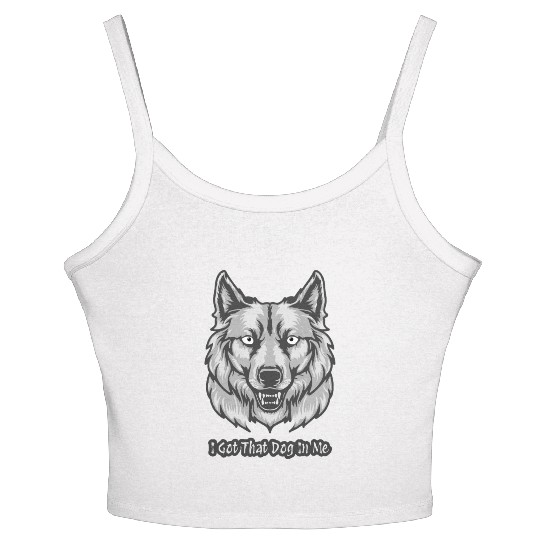 I Got That Dog in Me Women's Spaghetti Strap Tank Top