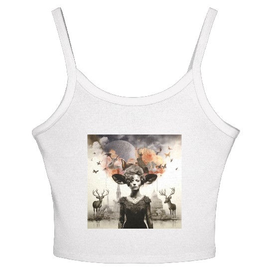 Lets go Bambi Women's Spaghetti Strap Tank Top