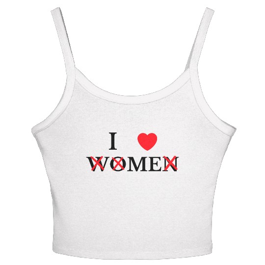 I Love Me I Heart Me I Love women I Red Heart Me Women's Spaghetti Strap Tank Top