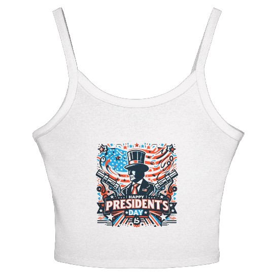 history of us presidents day Women's Spaghetti Strap Tank Top