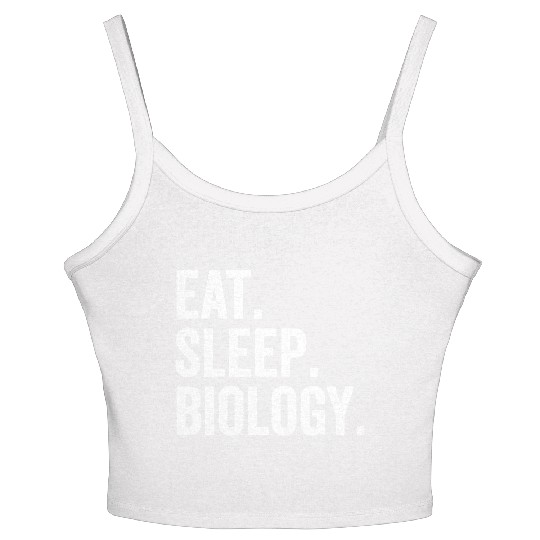 Eat Sleep Biology Women's Spaghetti Strap Tank Top