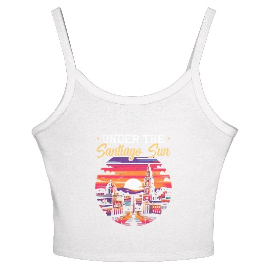 santSantiago De Los Caballeros Dominican Republic Women's Spaghetti Strap Tank Top
