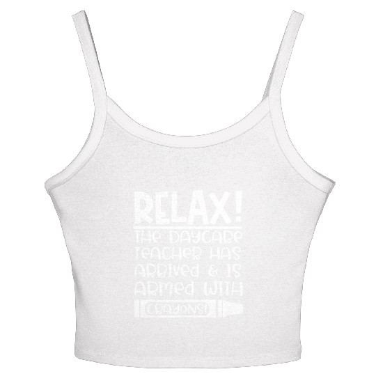 Daycare Teacher Gift Daycare Provider Women's Spaghetti Strap Tank Top
