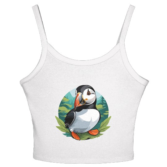 Puffin Women's Spaghetti Strap Tank Top