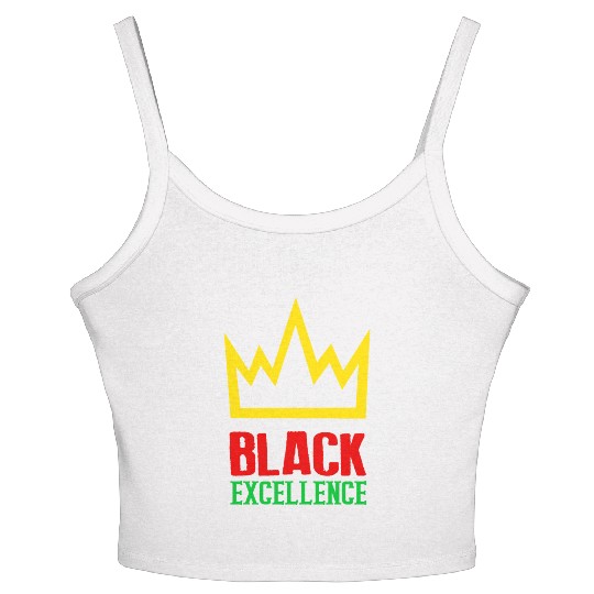 Black Excellence Women's Spaghetti Strap Tank Top