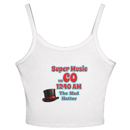 WWCO The Mad Hatter Women's Spaghetti Strap Tank Top