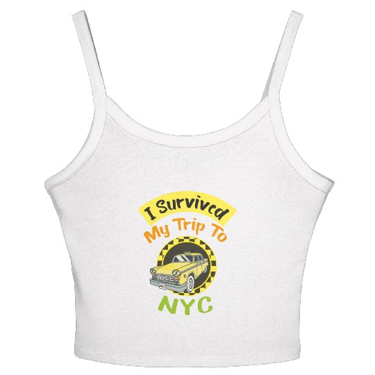 I Survived My Trip To NYC Women's Spaghetti Strap Tank Top