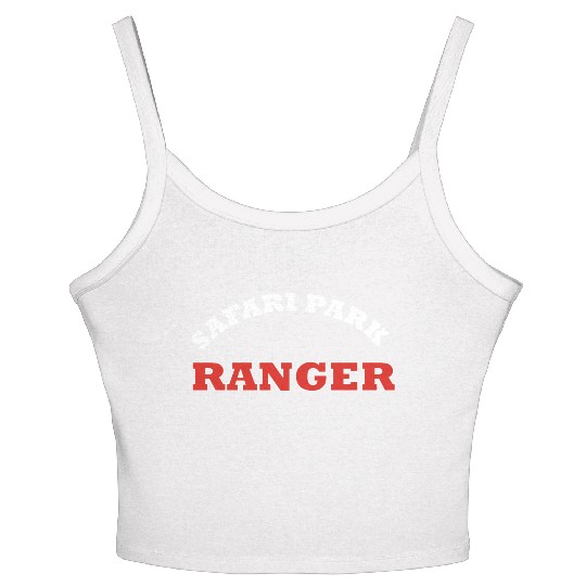 Safari Park Ranger Africa Wilderness Uniform Gift Women's Spaghetti Strap Tank Top