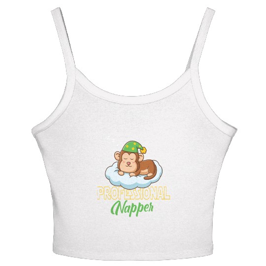 Professional Napper Affe Affenbaby Gorilla Women's Spaghetti Strap Tank Top