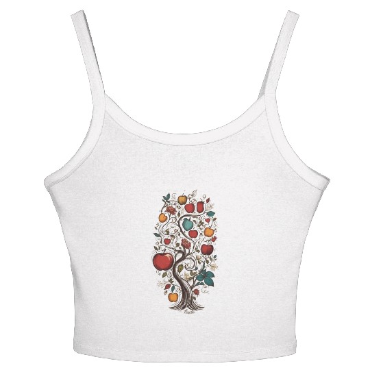 Apple tree Women's Spaghetti Strap Tank Top