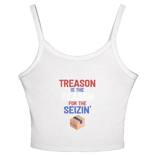 Treason is the Reason for the Seizin FBI Raid Women's Spaghetti Strap Tank Top