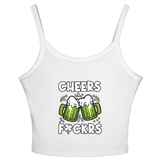 St Patrick's Day Women's Spaghetti Strap Tank Top For Adults