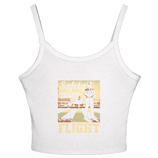 Airport Safety Officer Aviation Airport Jobs Women's Spaghetti Strap Tank Top
