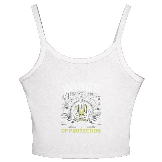 Airport Safety Officer Aviation Airport Jobs Women's Spaghetti Strap Tank Top