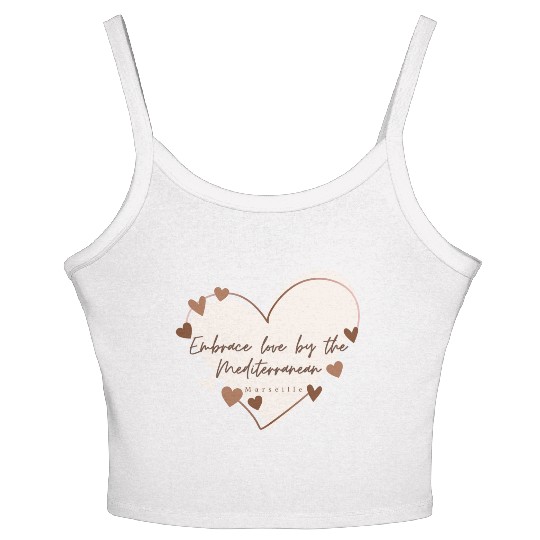 Embrace love by the Mediterranean Women's Spaghetti Strap Tank Top