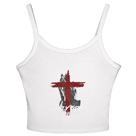 Only God Can Judge Me Women's Spaghetti Strap Tank Top