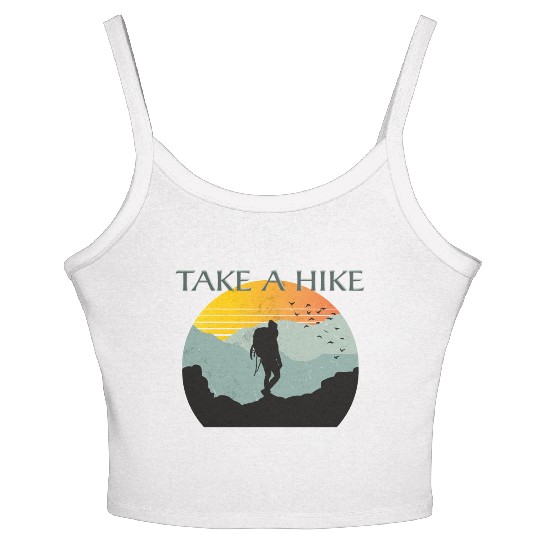 TAKE A HIKE Women's Spaghetti Strap Tank Top