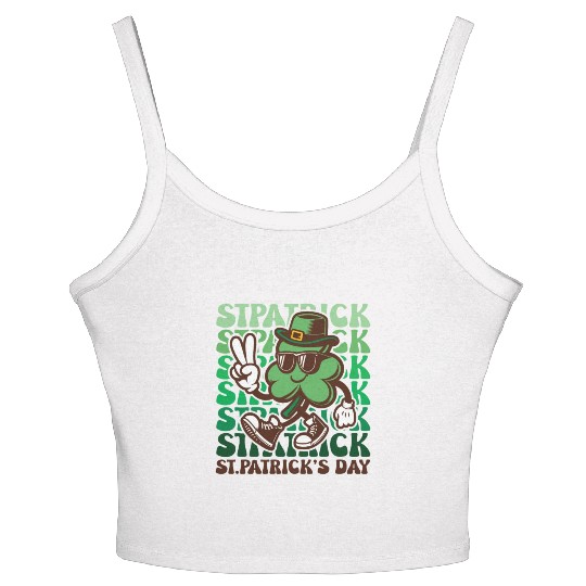 St. Patrick's Day Ireland Irish Green Women's Spaghetti Strap Tank Top