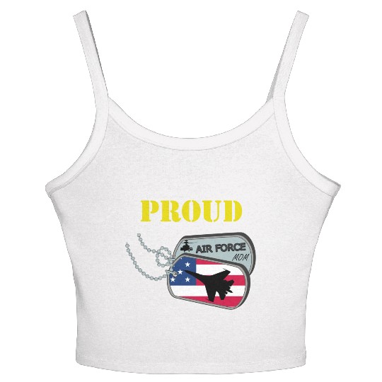 Proud Air Force Mom Women's Spaghetti Strap Tank Top