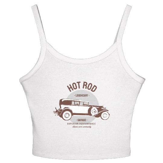 Hot rod legendary, classic car Women's Spaghetti Strap Tank Top