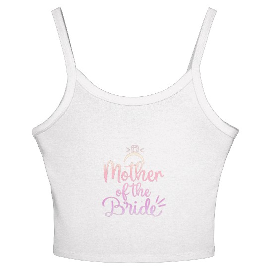 Team Bride - mother of the Bride Women's Spaghetti Strap Tank Top