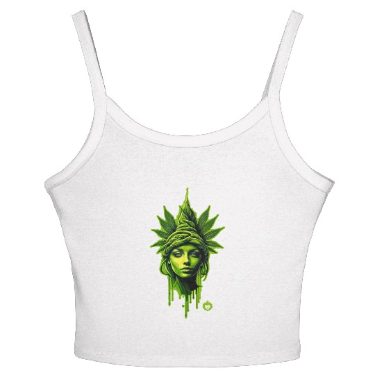 Mary Jane Weed Queen Women's Spaghetti Strap Tank Top