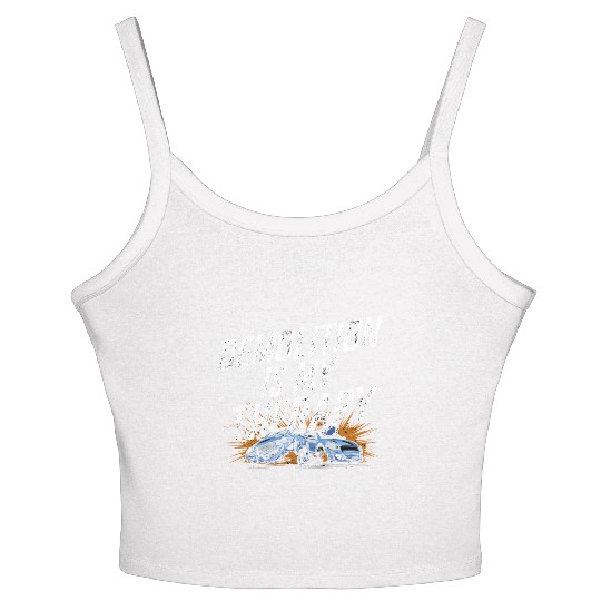 Demo Derby Demolition Derby Demolition Derby Lover Women's Spaghetti Strap Tank Top