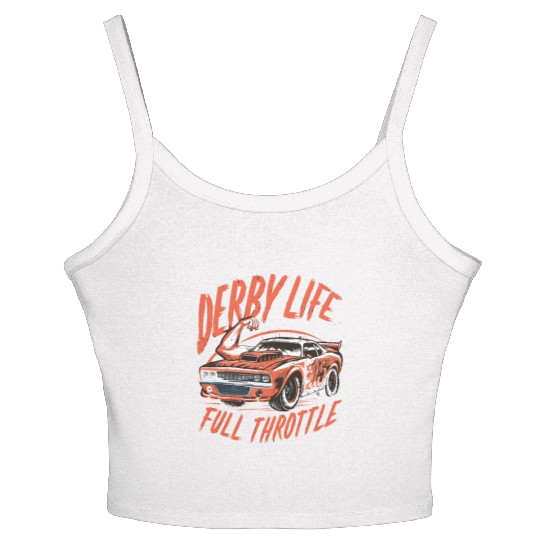 Demo Derby Demolition Derby Demolition Derby Lover Women's Spaghetti Strap Tank Top