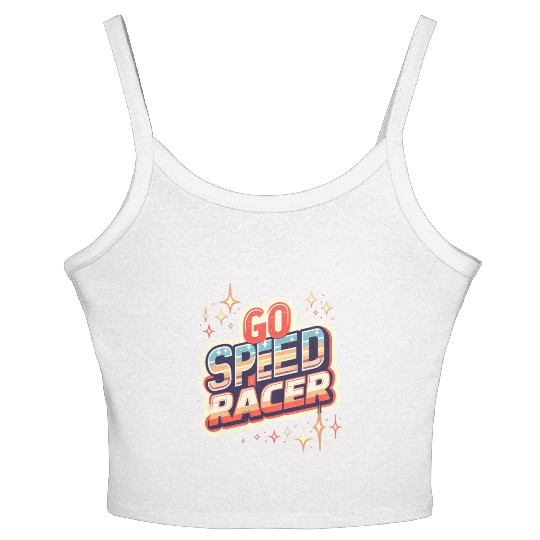Go speed racer Women's Spaghetti Strap Tank Top