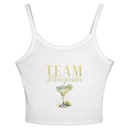Team Margarita Tequila Stag Party Women's Spaghetti Strap Tank Top