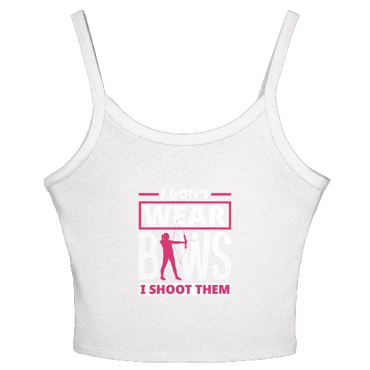 Archery Women Girls Women's Spaghetti Strap Tank Top