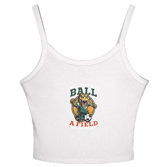 Soccer Coach Ball Field Boys To Beat Women's Spaghetti Strap Tank Top