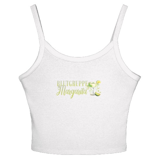 Blutgruppe Margarita Tequila Stag Party Women's Spaghetti Strap Tank Top
