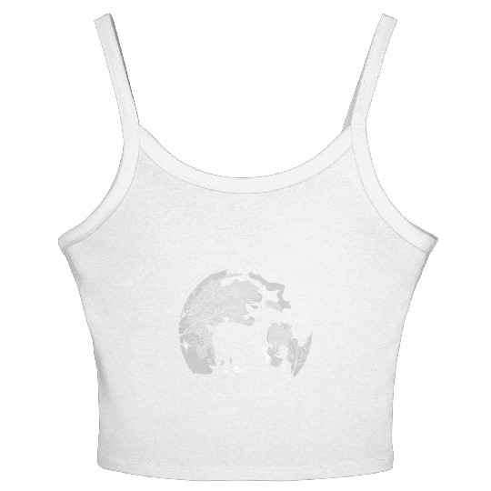 MOON GOAT DESIGN Women's Spaghetti Strap Tank Top