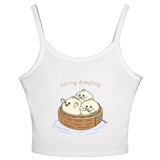Happy Sailing Dumpling Women's Spaghetti Strap Tank Top