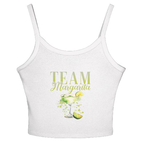 Team Margarita Tequila Stag Party Women's Spaghetti Strap Tank Top