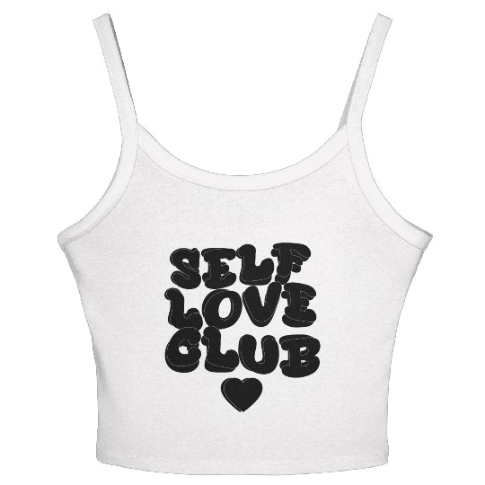 SELF LOVE CLUB Women's Spaghetti Strap Tank Top