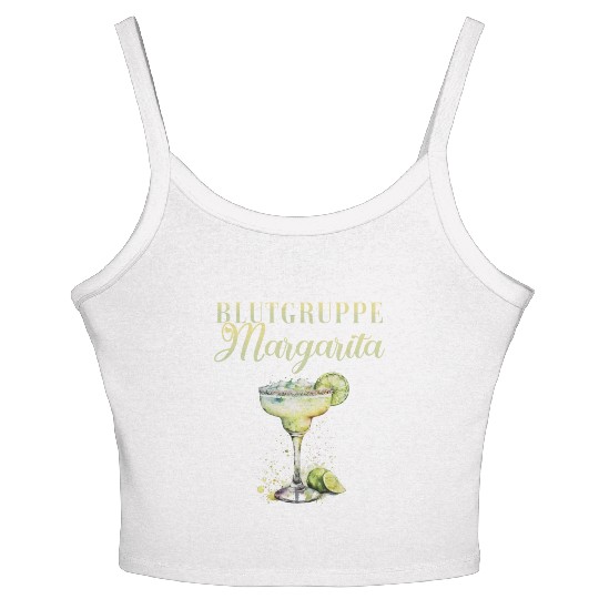 Blutgruppe Margarita Tequila Stag Party Women's Spaghetti Strap Tank Top