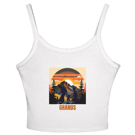 Full time Grands - Funny Grandparents Women's Spaghetti Strap Tank Top