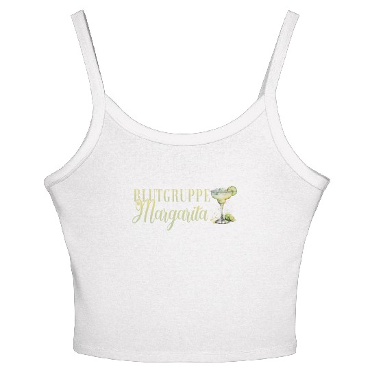 Blutgruppe Margarita Tequila Stag Party Women's Spaghetti Strap Tank Top
