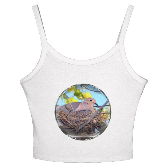 Life in a Bubble Collection - Nesting Under Glass Women's Spaghetti Strap Tank Top