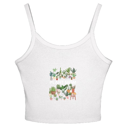 Plant Mom Women's Spaghetti Strap Tank Top