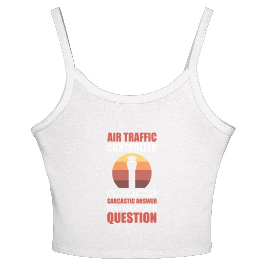 Aviation Air Traffic Pilots Air Traffic Women's Spaghetti Strap Tank Top