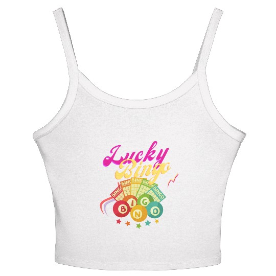Lucky bingo Women's Spaghetti Strap Tank Top