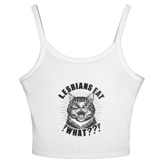 Lesbians eat what Women's Spaghetti Strap Tank Top