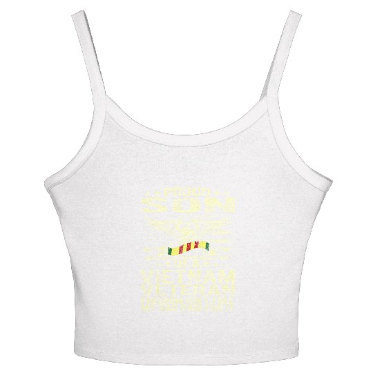 Freedom Isn't Free Proud Son Of A Vietnam Women's Spaghetti Strap Tank Top