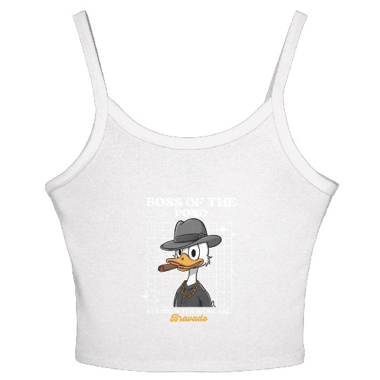 Donald Duck: Boss of the Pond Women's Spaghetti Strap Tank Top