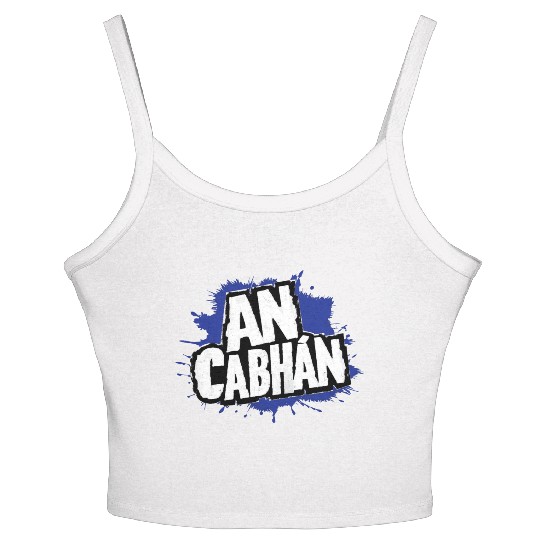 Cavan Ireland Irish Gaeilge in County Colours Women's Spaghetti Strap Tank Top