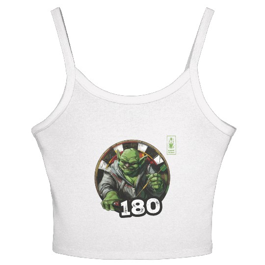Darts 180 Green Game Champ Dart - Dart Team Women's Spaghetti Strap Tank Top