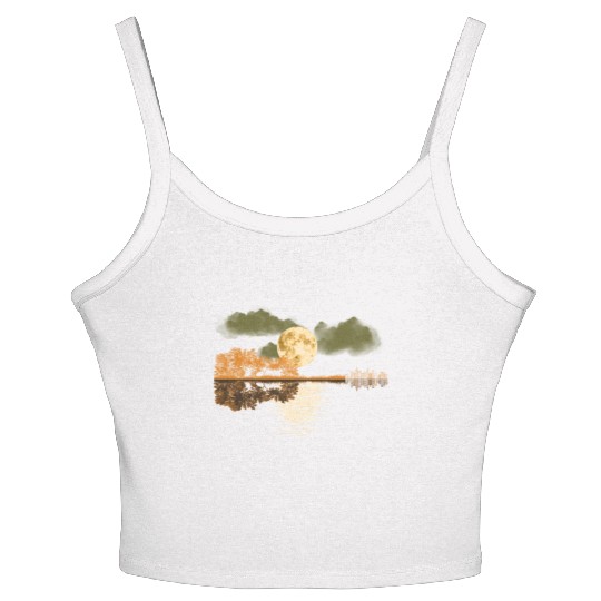 Guitars, Musician, Music Band, Guitarist, Artist, Women's Spaghetti Strap Tank Top